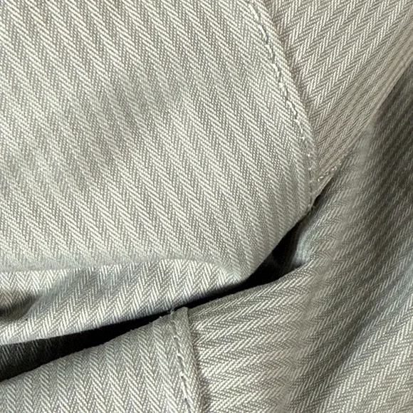 The North Face hooded coat NEW NWT Alpine men's medium gray pinstripe FREE SHIP - Picture 7 of 7